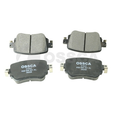 Brake Pad Set, disc brake (57823)