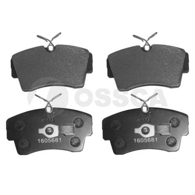 Brake Pad Set, disc brake (00235)