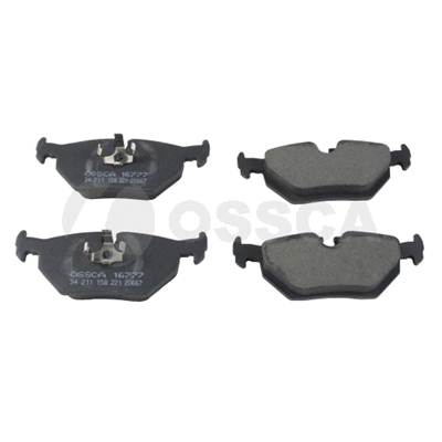 Brake Pad Set, disc brake (16777)
