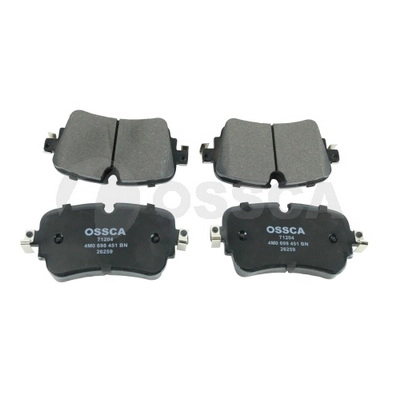 Brake Pad Set, disc brake (71204)