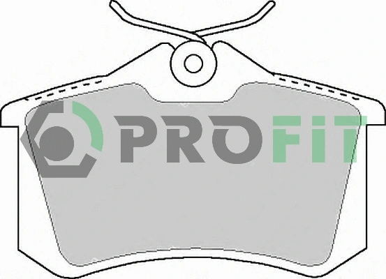 Brake Pad Set, disc brake (5000-1083 C)