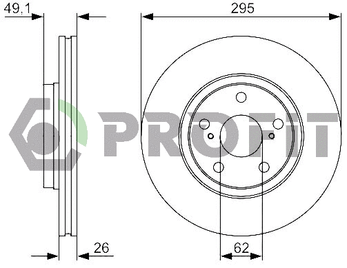 Brake Disc (5010-1756)