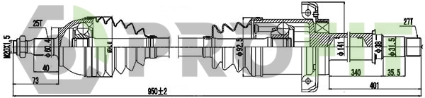 Drive Shaft (2730-1319)