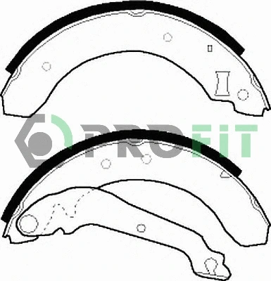 Brake Shoe Set (5001-0176)