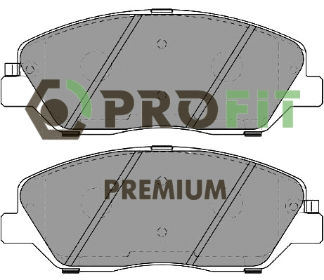 Brake Pad Set, disc brake (5005-2018)