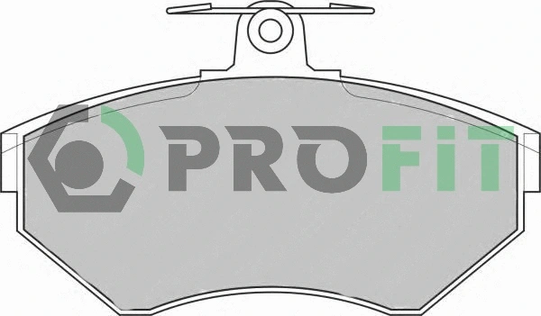 Brake Pad Set, disc brake (5000-1312)