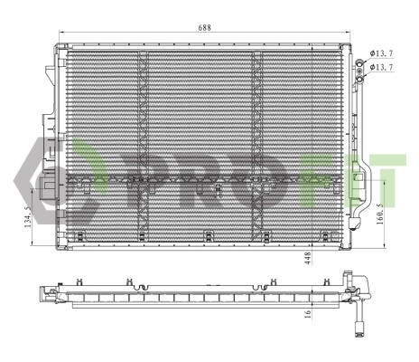Condenser, air conditioning (1770-0311)