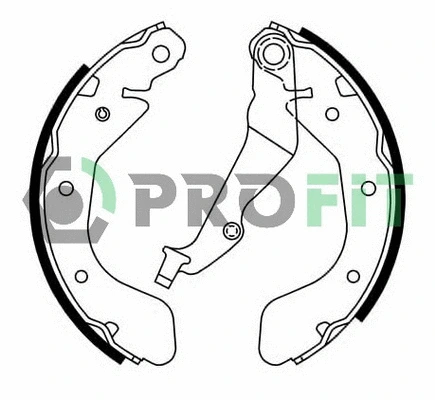 Brake Shoe Set (5001-0750)