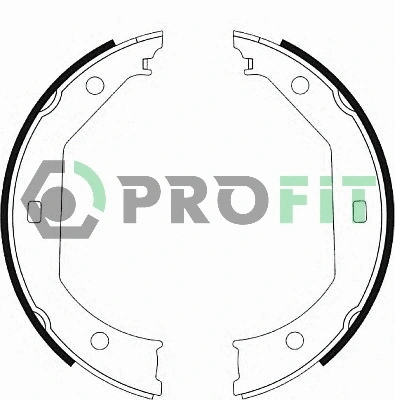 Brake Shoe Set (5001-0585)