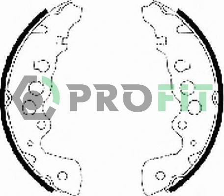 Brake Shoe Set (5001-0578)