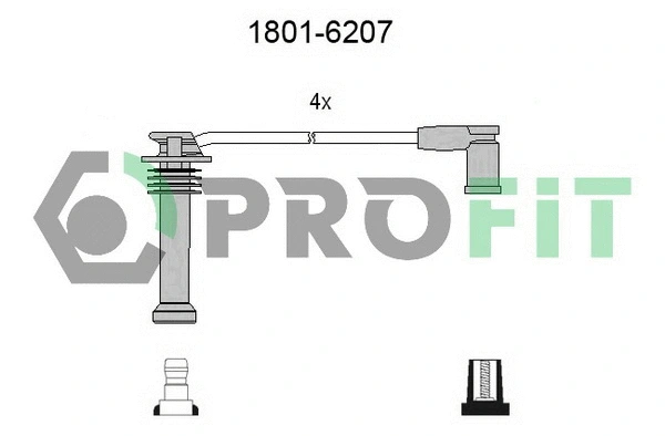 Ignition Cable Kit (1801-6207)