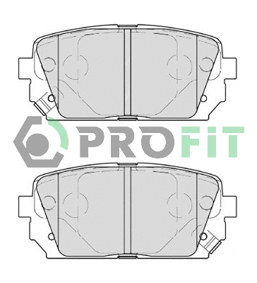 Brake Pad Set, disc brake (5000-4193)