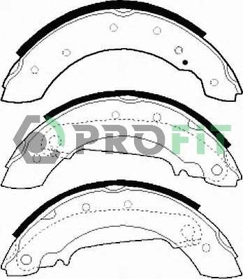 Brake Shoe Set (5001-0330)