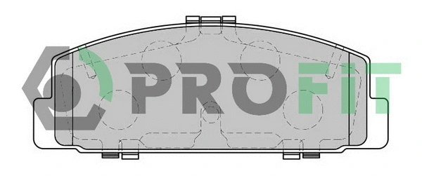 Brake Pad Set, disc brake (5000-1721 C)