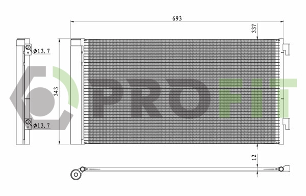 Condenser, air conditioning (1770-0317)