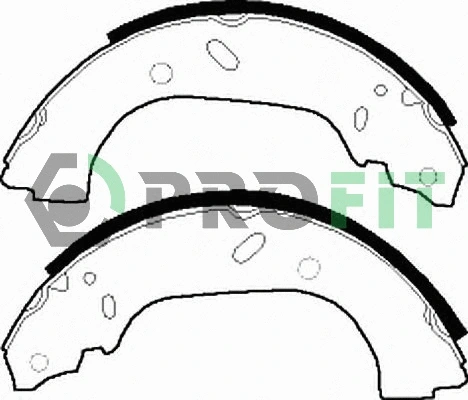 Brake Shoe Set (5001-0535)