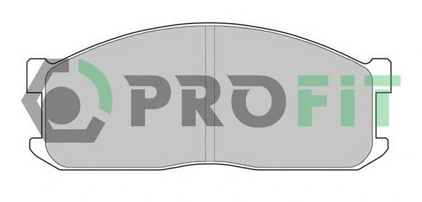Brake Pad Set, disc brake (5000-0547)