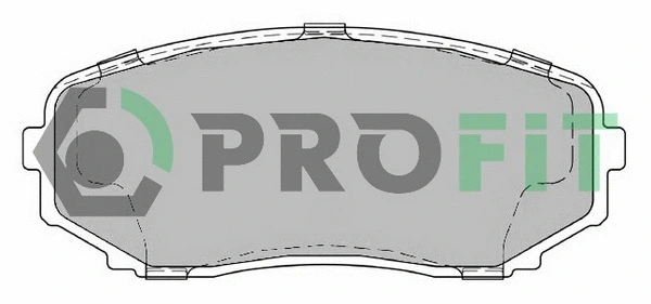 Brake Pad Set, disc brake (5000-2019)
