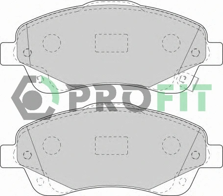 Brake Pad Set, disc brake (5000-1648)