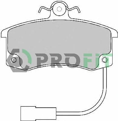 Brake Pad Set, disc brake (5000-1325)