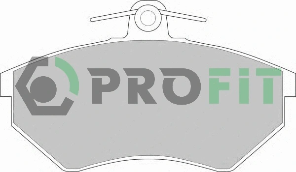 Brake Pad Set, disc brake (5000-0775)