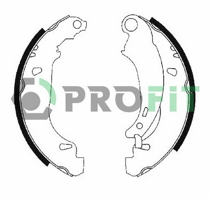 Brake Shoe Set (5001-0584)