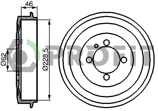 Brake Drum (5020-0003)
