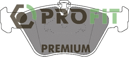Brake Pad Set, disc brake (5005-1073)