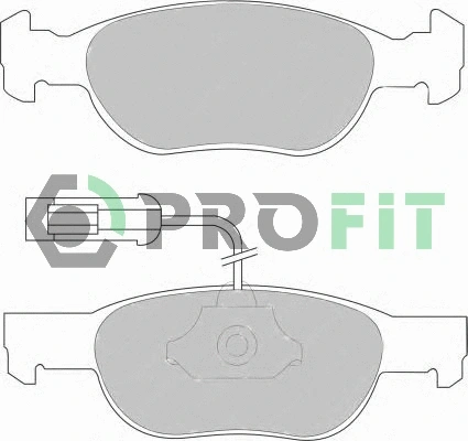 Brake Pad Set, disc brake (5000-1040)