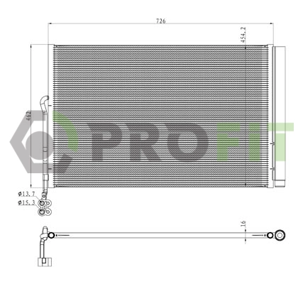 Condenser, air conditioning (1770-0020)