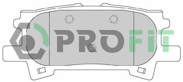 Brake Pad Set, disc brake (5000-1731 C)
