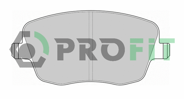 Brake Pad Set, disc brake (5000-1419)