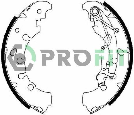 Brake Shoe Set (5001-0681)