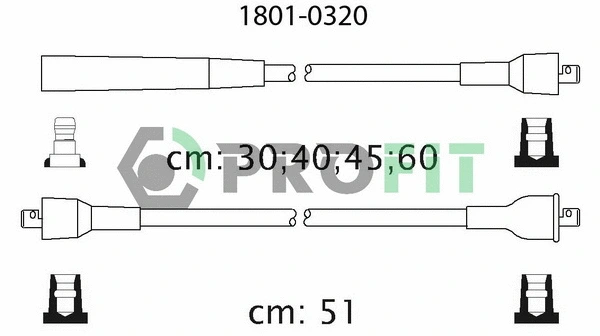 Ignition Cable Kit (1801-0320)