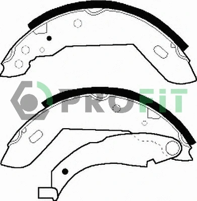 Brake Shoe Set (5001-0183)