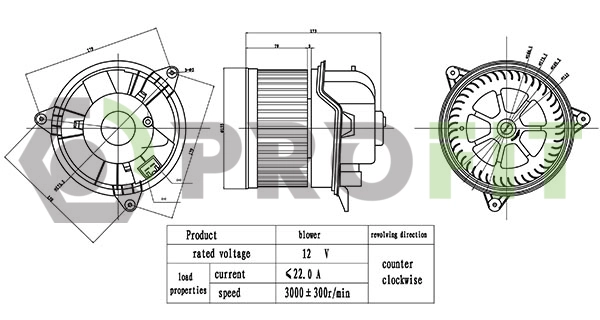 Interior Blower (1860-0051)