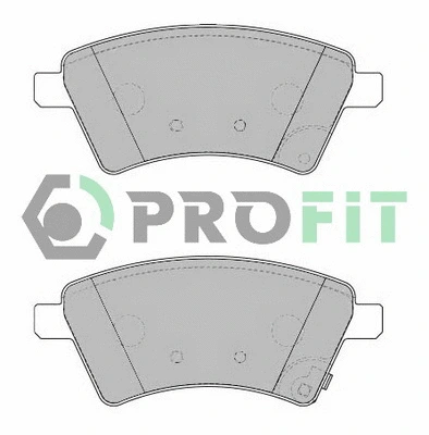 Brake Pad Set, disc brake (5000-1875)