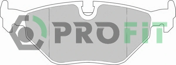Brake Pad Set, disc brake (5000-0578)