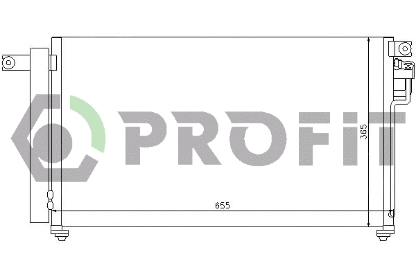 Condenser, air conditioning (PR 1312C2)