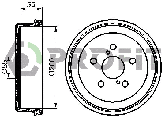 Brake Drum (5020-0085)