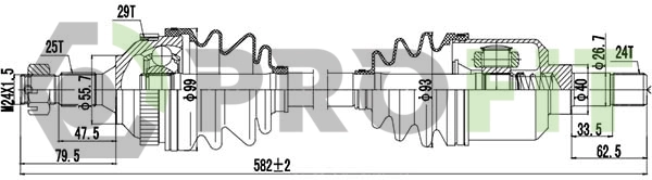Drive Shaft (2730-0519)