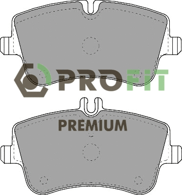 Brake Pad Set, disc brake (5005-1428)