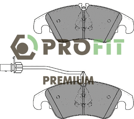 Brake Pad Set, disc brake (5005-4044)