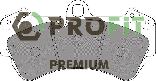 Brake Pad Set, disc brake (5005-1625)
