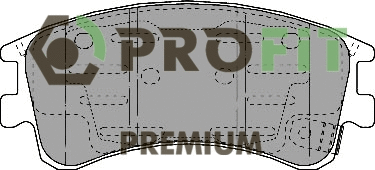 Brake Pad Set, disc brake (5005-1619)