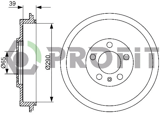 Brake Drum (5020-0078)