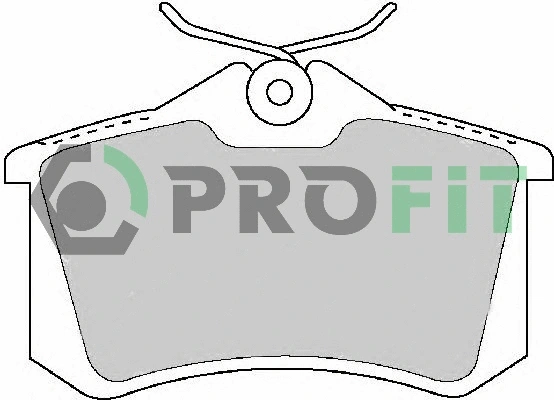 Brake Pad Set, disc brake (5000-1491 C)