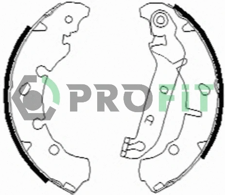 Brake Shoe Set (5001-0635)