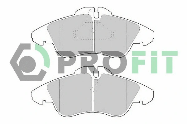 Brake Pad Set, disc brake (5000-1038 C)