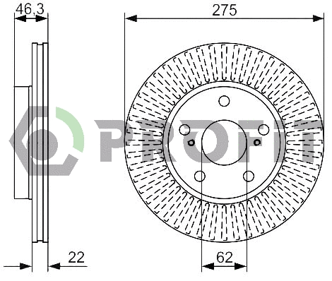 Brake Disc (5010-1789)